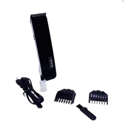 Black 9X3 Inches Stainless Steel Blade And Plastic Body Electric Hair Trimmer