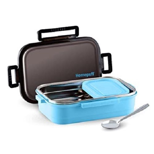 Plastic Square Shape Lunch Box With Air Tight Cap