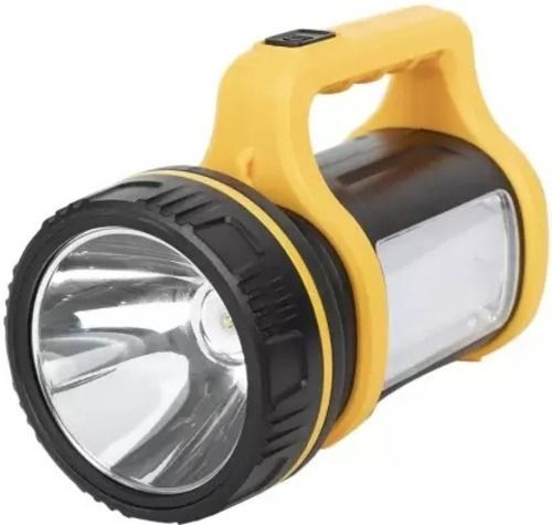 Black And Yellow  240 Volt Unisex Gender Plastic Rechargeable Emergency Torch