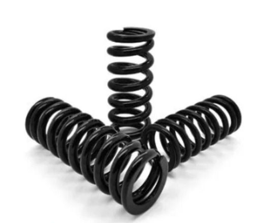 Black 2 Inches Long Powder Coated Stainless Steel Coil Spring For Industrial