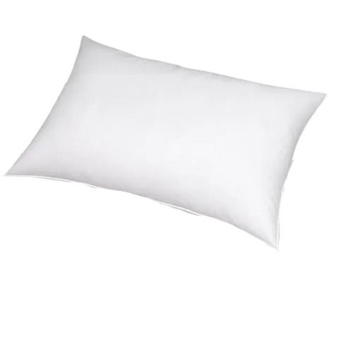 White 28 X 15 Inch Foam Filling Rectangular Plain Cotton Pillows