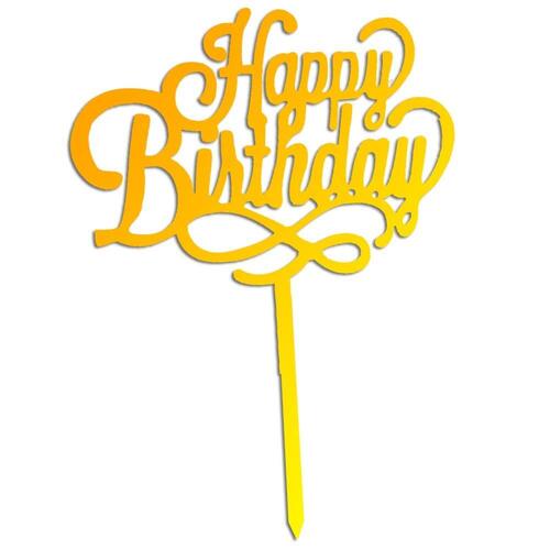 Pvc Birthday Tag for Birthday Cake