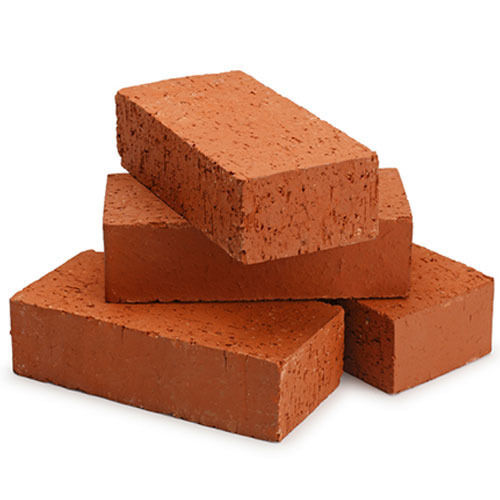 Rectangular Shape Red Clay Bricks For Building Construction Use