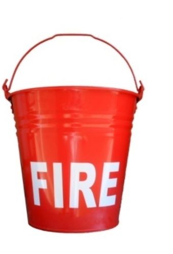 Stainless Steel Fire Bucket For School, College And Hospital Use