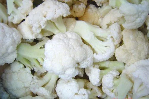 100% Fresh Ready To Cook Frozen White Sliced Cauliflower (IQF)