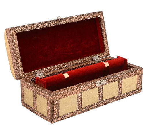 12.7 X 27.9 X 12.7 Cm Rectangular Wooden Polished Bangle Box