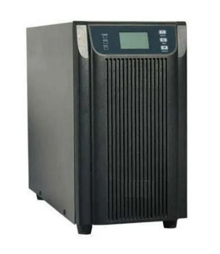 Black 24X5X18 Inches Size And 220 Volt 50 Hertz Over Voltage Protection Online Ups