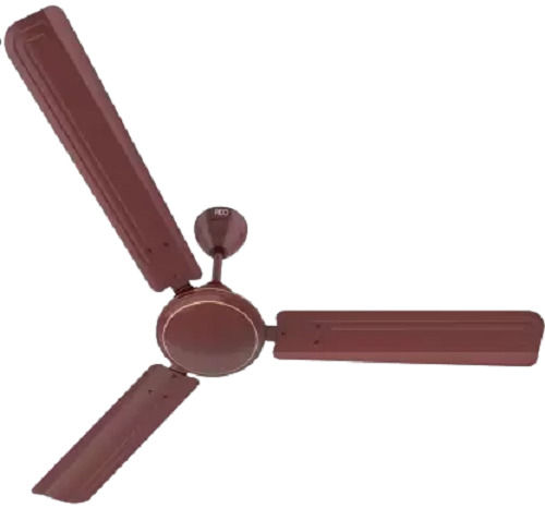 Brown 3 Blades 2500 And Rpm Speed Plastic Electrical Ceiling Fan 