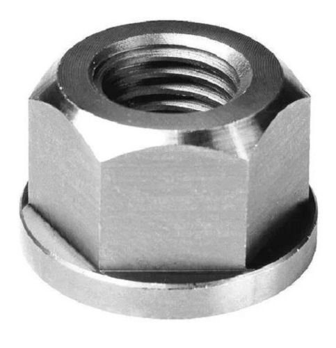 Silver 70 Mm Rust Proof Hexagonal Stainless Steel Flange Nut