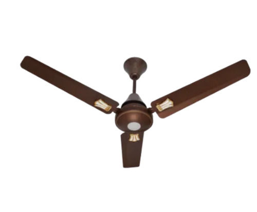 Brown 75 Watt And 220 Volt Three Blade Aluminium Electrical Ceiling Fan