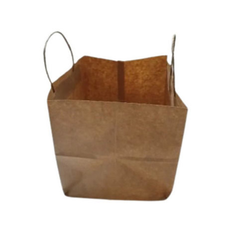 Brown Eco Friendly Shopping Kraft Paper Carry Bag With Flexiloop Handle