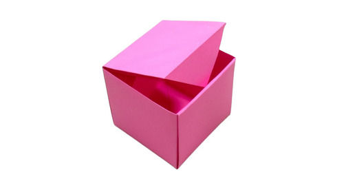 Matte Lamination Square Plain Color Paper Box
