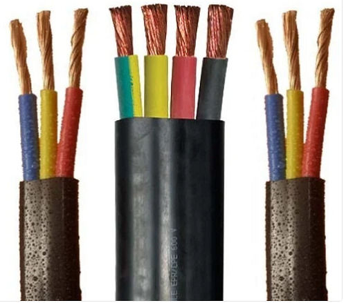 Flexible Durable Multi-Color Power Cable 220 Volt