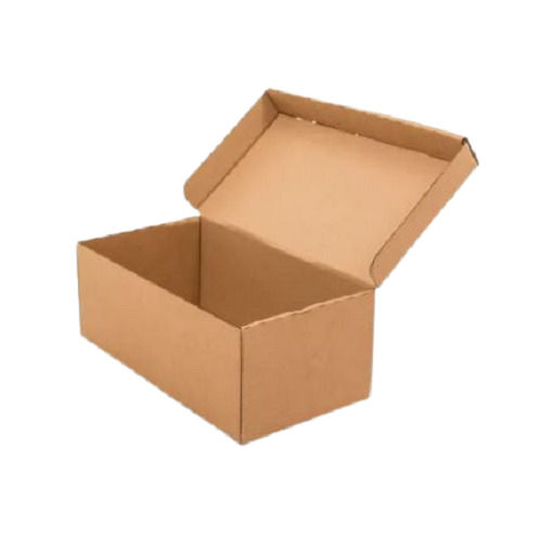 Rectangular Plain Corrugated Box For Shoes Packaging