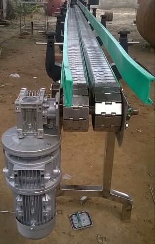 Stainless Steel Polished Slat Chain Conveyor System