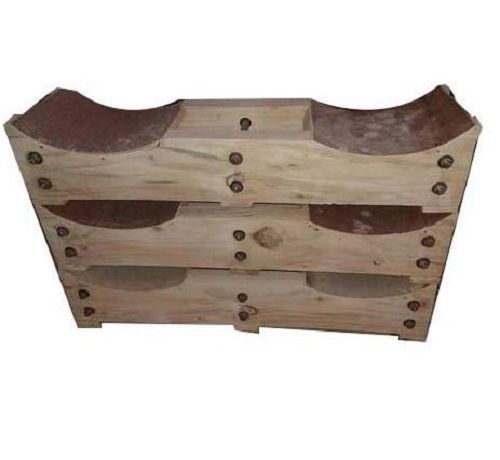 Teak Finish Wooden Saddle For Industrial Purpose  Size: Customized