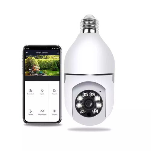 Tracking Wifi Security Bulb Socket Camera with 2 Way Audio