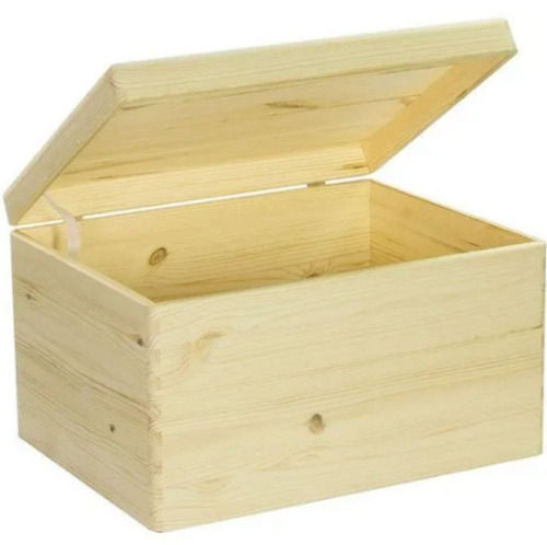 24x16x18 Inches Rectangular Handmade Solid Wooden Packaging Box
