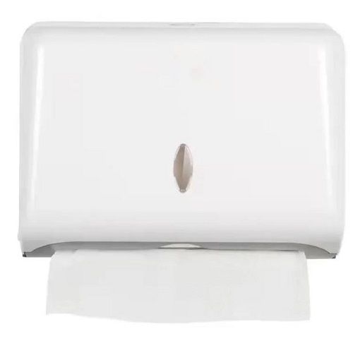 White 30 X 9.5 X 23 Cm Wall Mounted Pvc Plastic Tissue Paper Dispenser