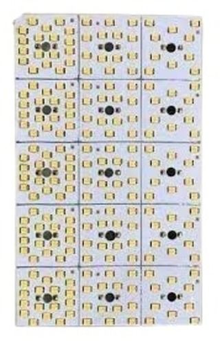 4.2 Mm Thick 5 Watt 12 Voltage Rectangular Rigid Fr4 Aluminum Led Pcb Base Material: Alumunium