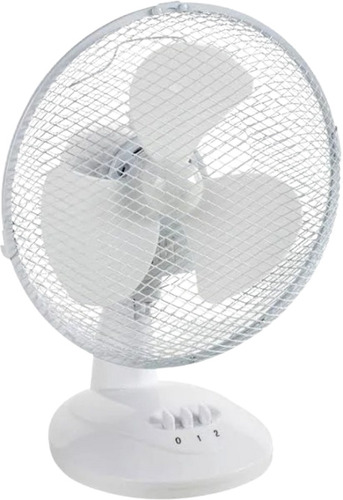 सफ़ेद 50 वॉट 110 वोल्ट 2100 Rpm 3 ब्लेड एल्युमिनियम और प्लास्टिक टेबल फैन