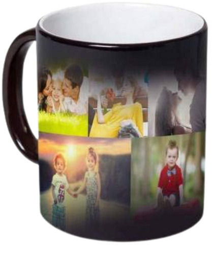 6 Inches 200 Milliliter Round Ceriman Printed Photo Mug For Coffee And Tea