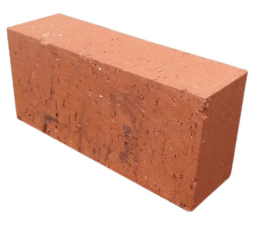 9.5x4.5x3 Inches 7.5 Mm Thick Rectangular Solid Red Clay Brick For Side Walls