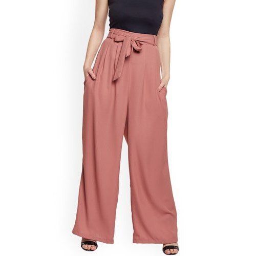 Easily Washable Casual Ladies Free Size Plain Palazzo Pant