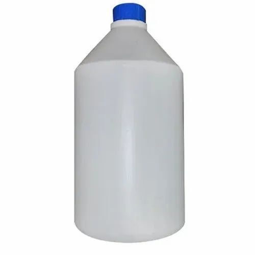 Silver Hdpe Screw Cap 1 Ltr Plastic Bottle