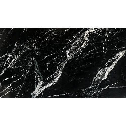 Rectangular Shape Black Marble Slab For Wall And Flooring