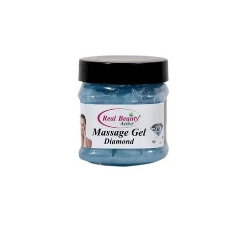 Smooth Texture Safe To Use Minerals And Chemicals Diamond Massage Gel Color Code: Blue