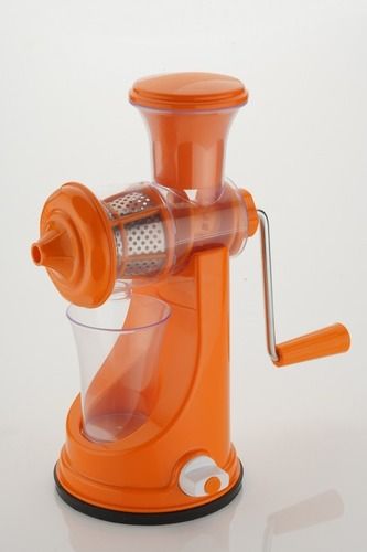 Stainless Steel Blade Metal Plastic Body Hand Juicer