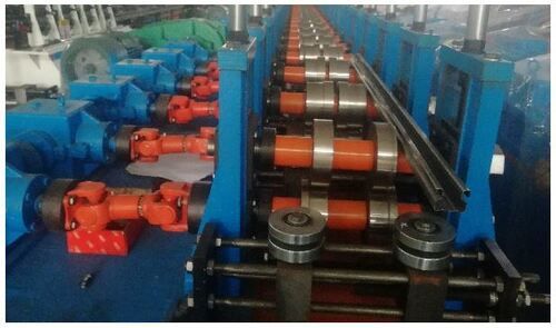 Storage Roller Track Roll Forming Machine With Shaft Diameter 56mm