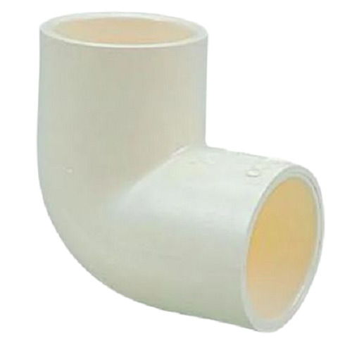 White 10 Inches 90 Degree Chlorinated Polyvinyl Chloride Elbow