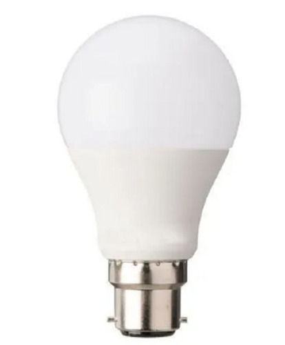 White 12 Watt Plain Round Ceramic Led Bulb For Home