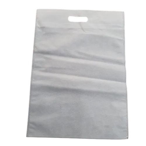 12 x 10 Inch Plain Rectangle Patch Handle Non Woven Shopping Carry Bag