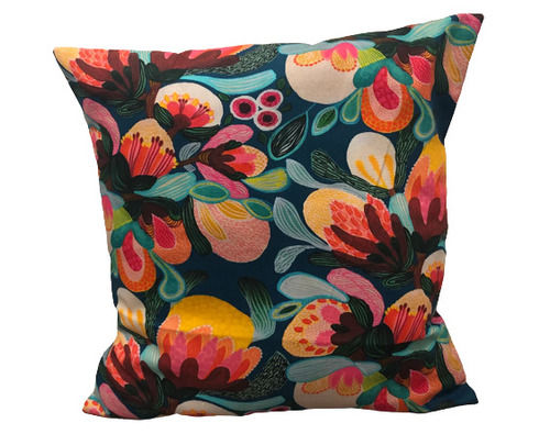 Multicolor 15 X 15 Inches Square Cotton Printed Designer Cushion Cover For Home And Hotel