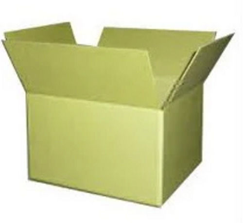 Green 15X10 Inches Matte Lamination Plain Mono Carton Packaging Box