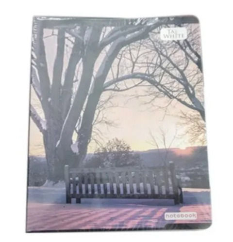 16X9 Inches Printed Cover Single Lining Soft Pages A4 Notebook No