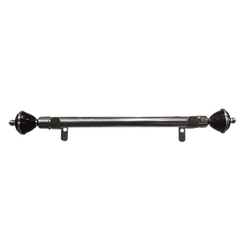 Metal 25 Inch Corrosion Resistance And Polished Aluminum Curtain Rod