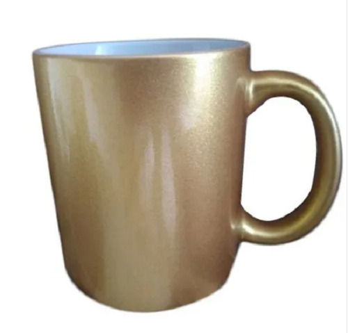 350 ML Durable Mirror Polished Plain Ceramic Coffee Cup