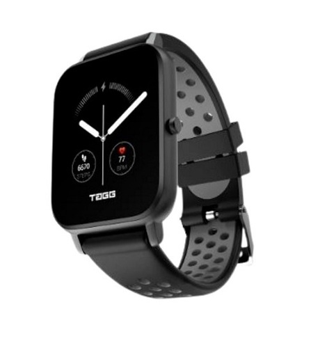 40 ग्राम स्क्वायर प्लास्टिक और लेदर टच स्क्रीन स्मार्ट रिस्टवॉच