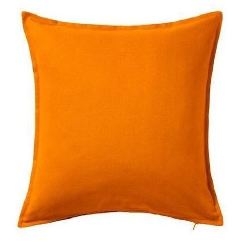 Orange 60 X 60 Cm Cotton Square Cushion Pillow 