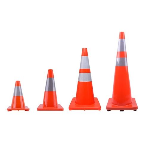 Customizable Size Nighttime Visibility Stopping Signal Traffic Sign Cones For Road Safety