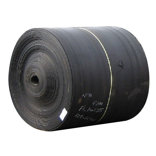 Industrial Black Flat Rubber Conveyor Belts For Moving Goods