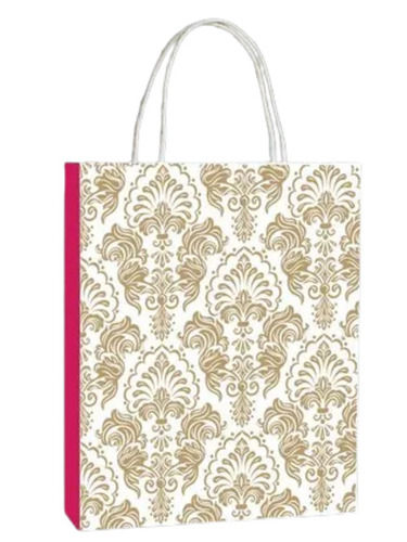 Multi Printed Synthetic Paper Bags With Rope Handle