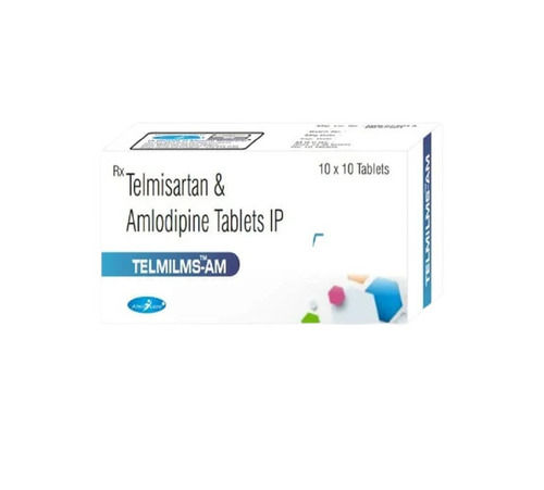 Telmilms-AM Telmisartan And Amlodipine Hypertension Tablet, 10x10 Pack