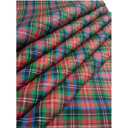 Light In Weight 36 Inches Width Check Printed Polyester Uniform Fabrics For School Uniform