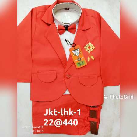 Boy's Attractive Three Piece Baba Suit