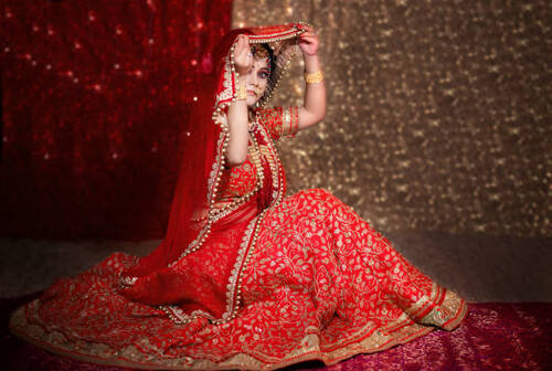 Designer Wedding Lehenga With Embroidred Work